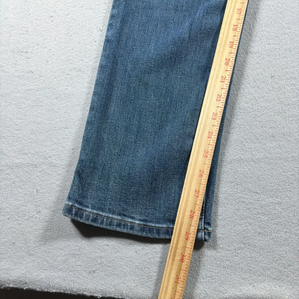Abercrombie & Fitch 90s Straight Women 28 6R Ultra High Rise Blue Jeans Retro 0s